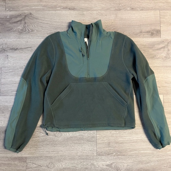 Lululemon Cropped Fleece Quarter Zip - Picture 2 of 6